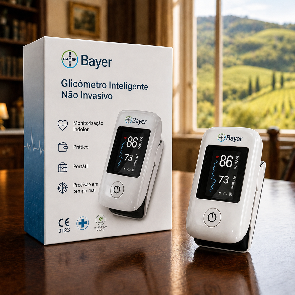 【11 en 1】Medidor de glucosa no invasivo multifuncional Bayer